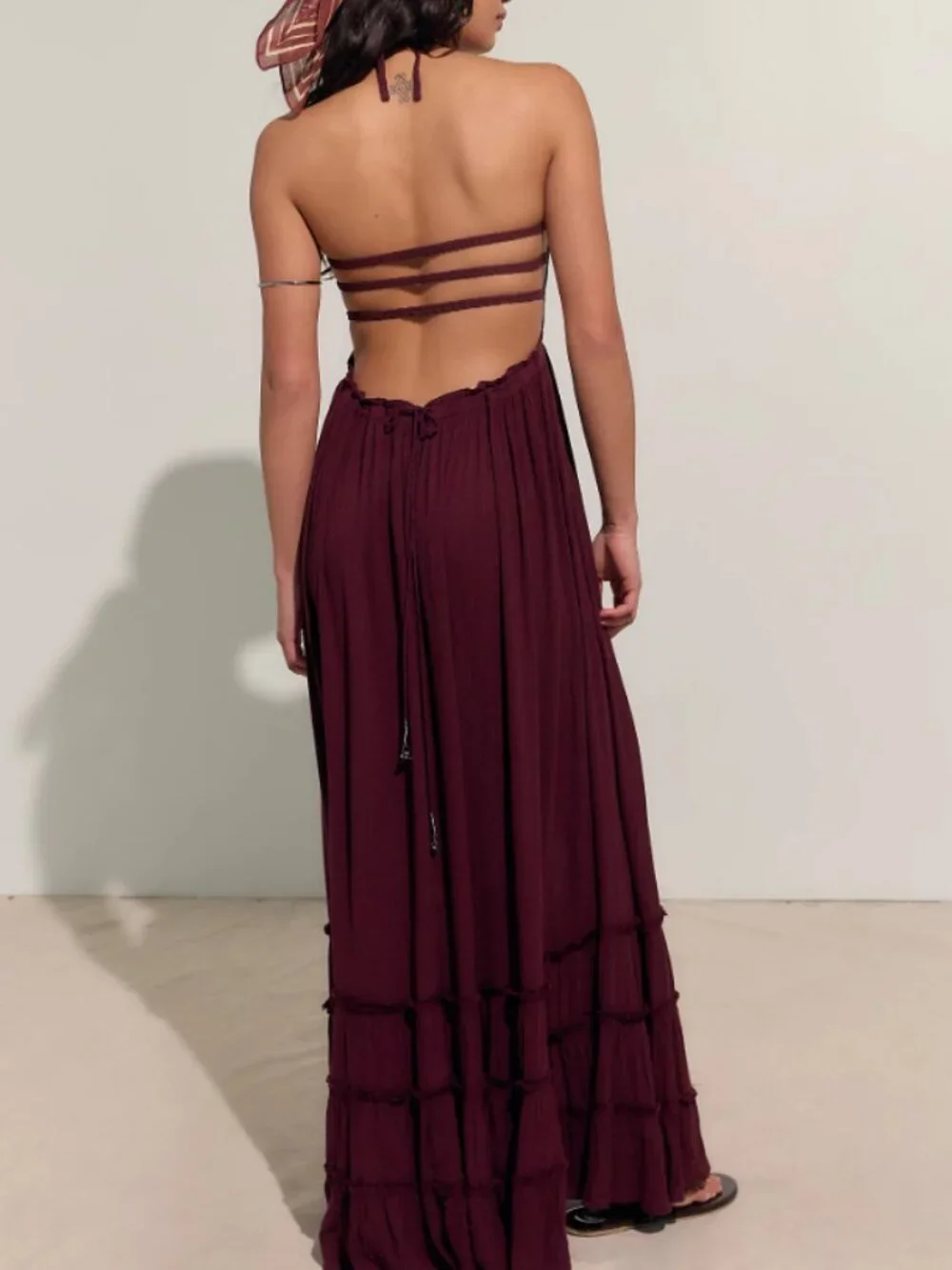 Free People Extratropical Maxi Dress Boho Cottage in Decadent Size Medium